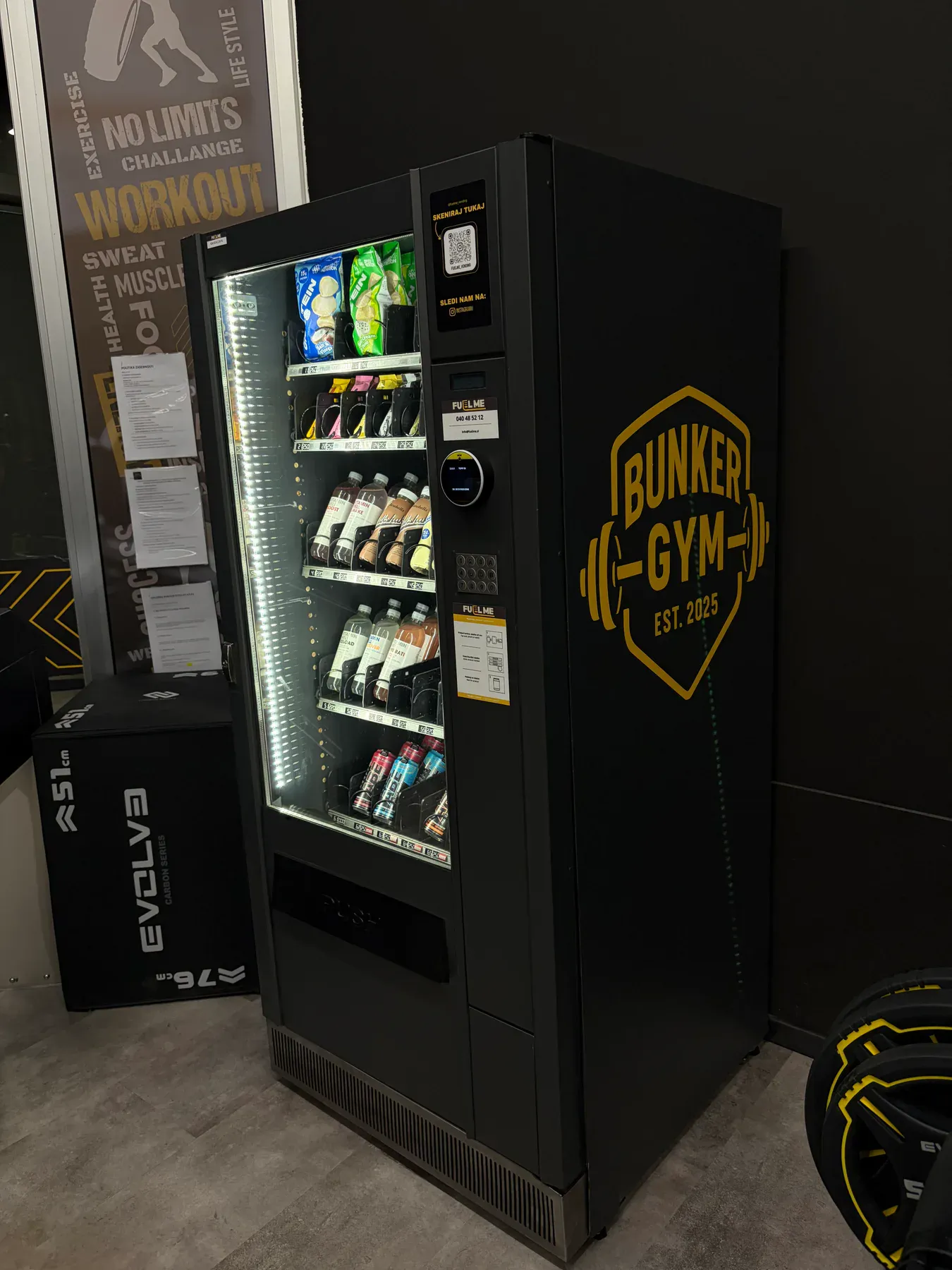FuelMe rešitev: Bunker Gym Lenart